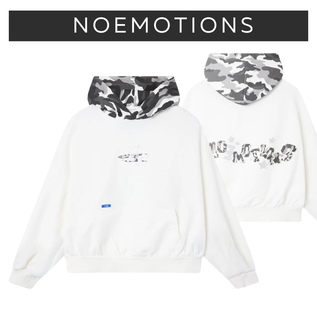 【NOEMOTIONS】CAMO HOODIE