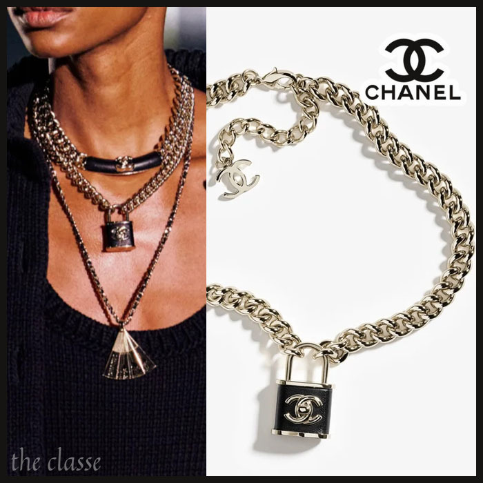 【25Aゴールドチェーンが存在感♪】CHANEL CCロゴ ネックレス