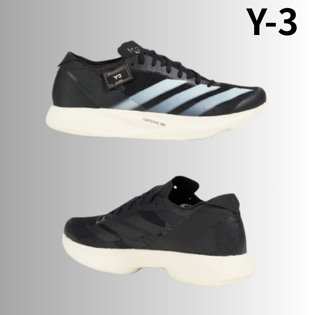 Y-3 Takumi Sen 10 メッシュ ランニングシューズ プリント入り