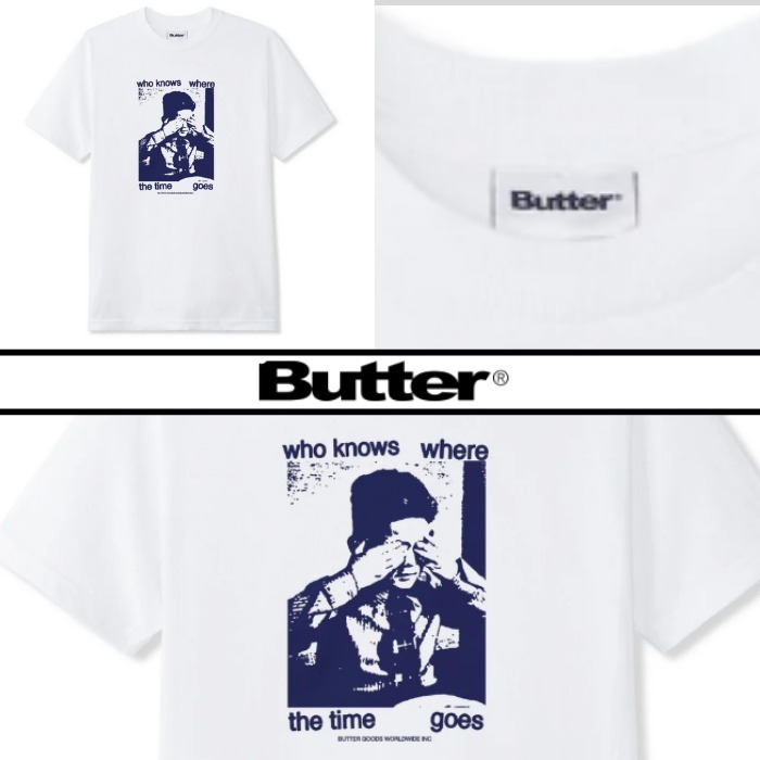 Tシャツ・カットソー Butter Goods Who Knows Tee (white)