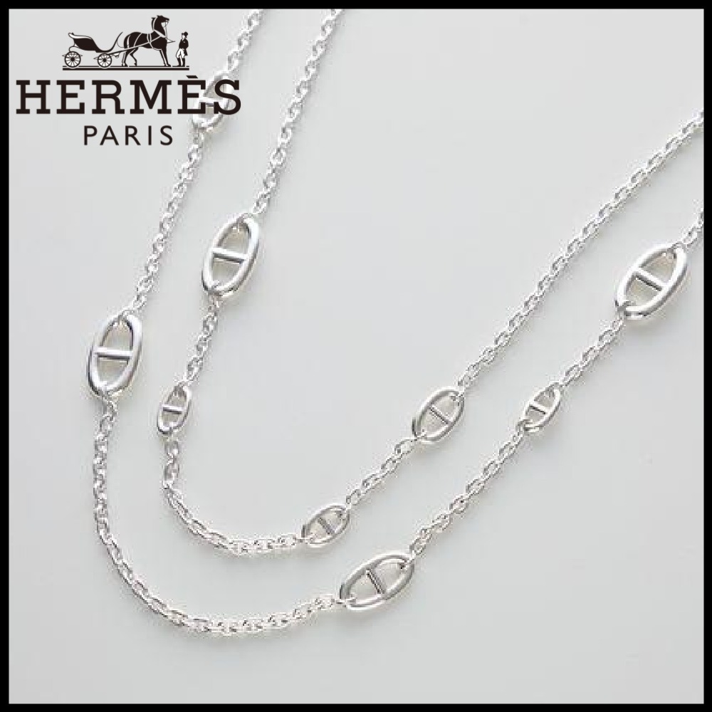 セール【HERMES】ロングネックレス ファランドール 120