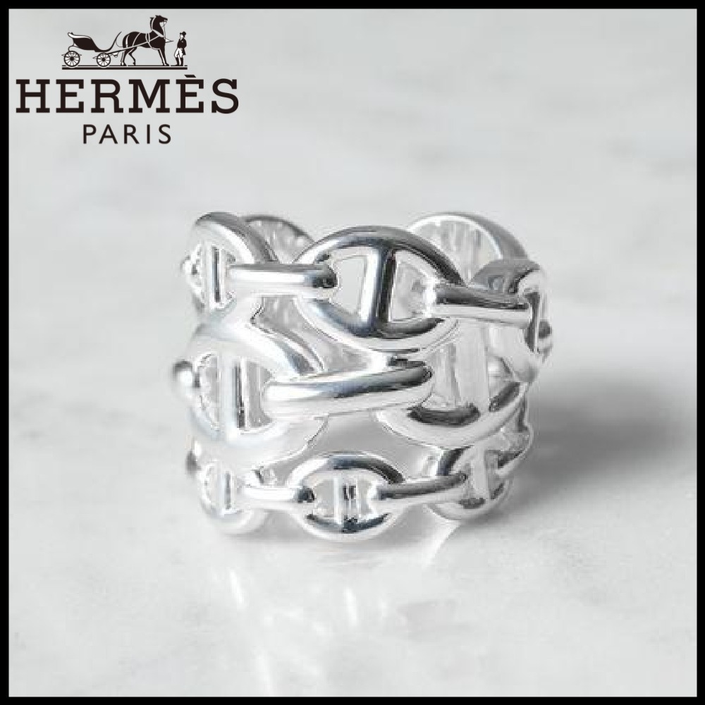 セール【HERMES】リング シェーヌ ダンクル アンシェネ GM 指輪