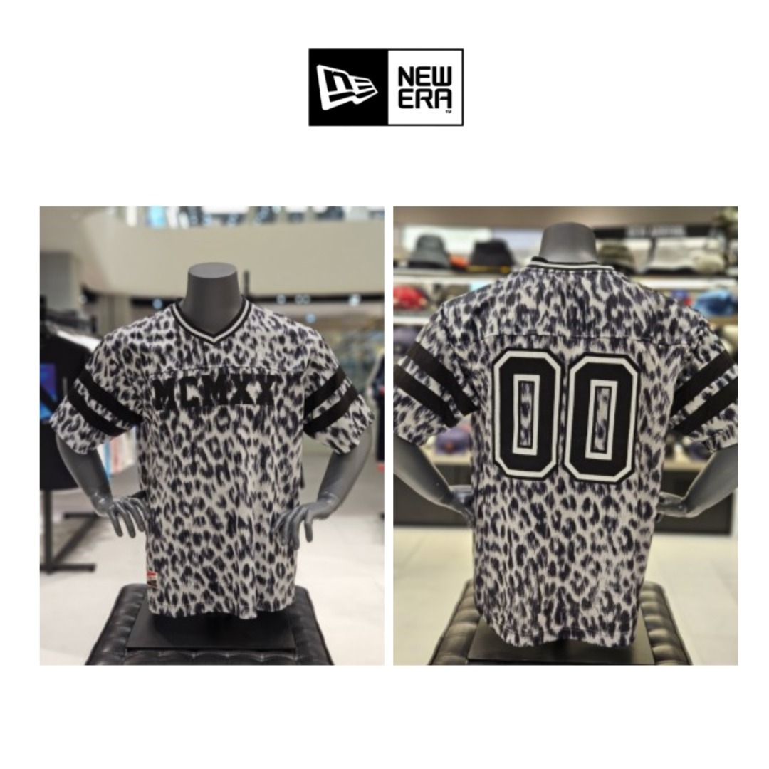 Tシャツ・カットソー [New Era] Retro Sports Mesh Top T-Shirt Leopard