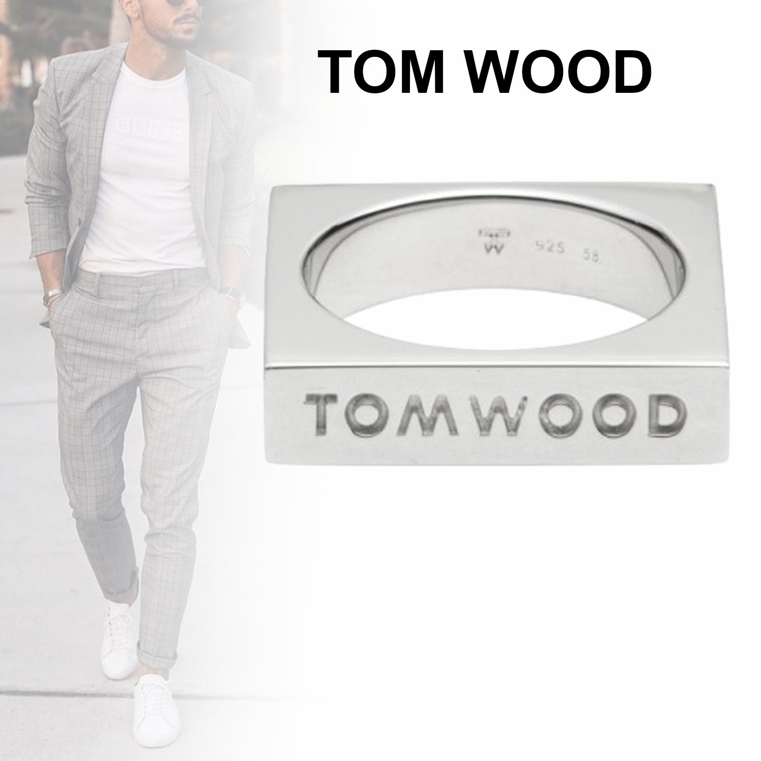 ◆TOM WOOD◆ スクエアリング