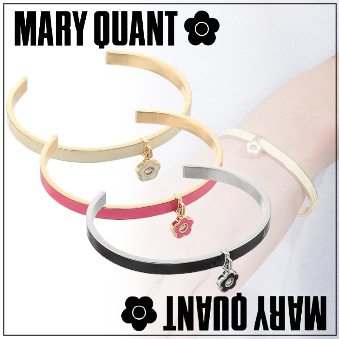 2-5日着 MARY QUANT スムースエポデイジーチャーム バングル