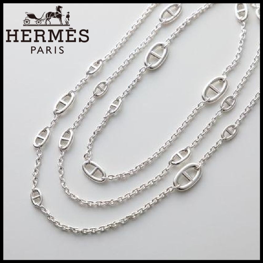 セール【HERMES】ネックレス ファランドール シェーヌダンクル