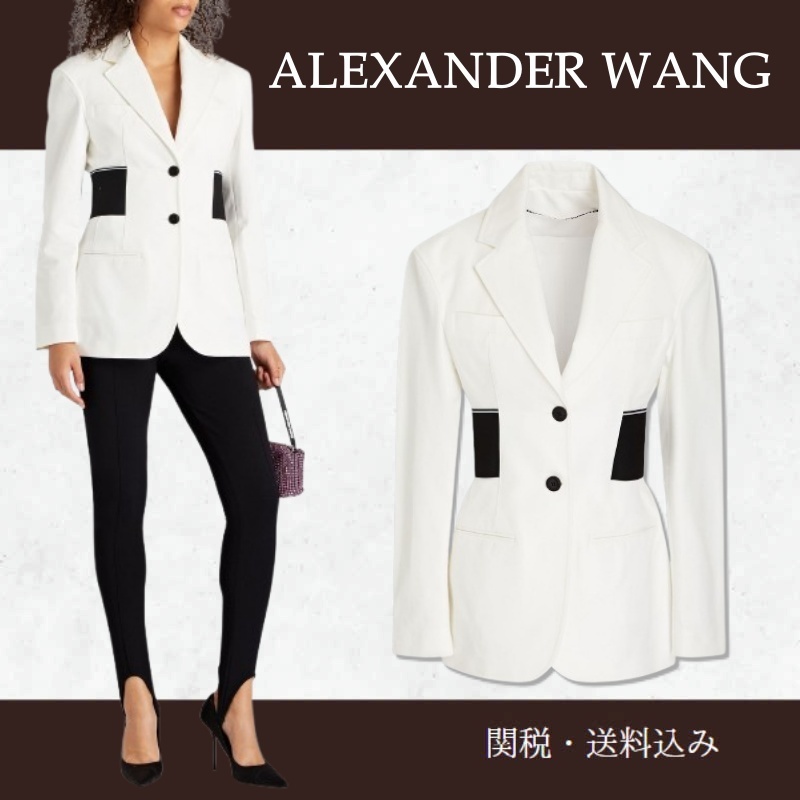 Alexander Wang★コットン混ツイル ブレザー