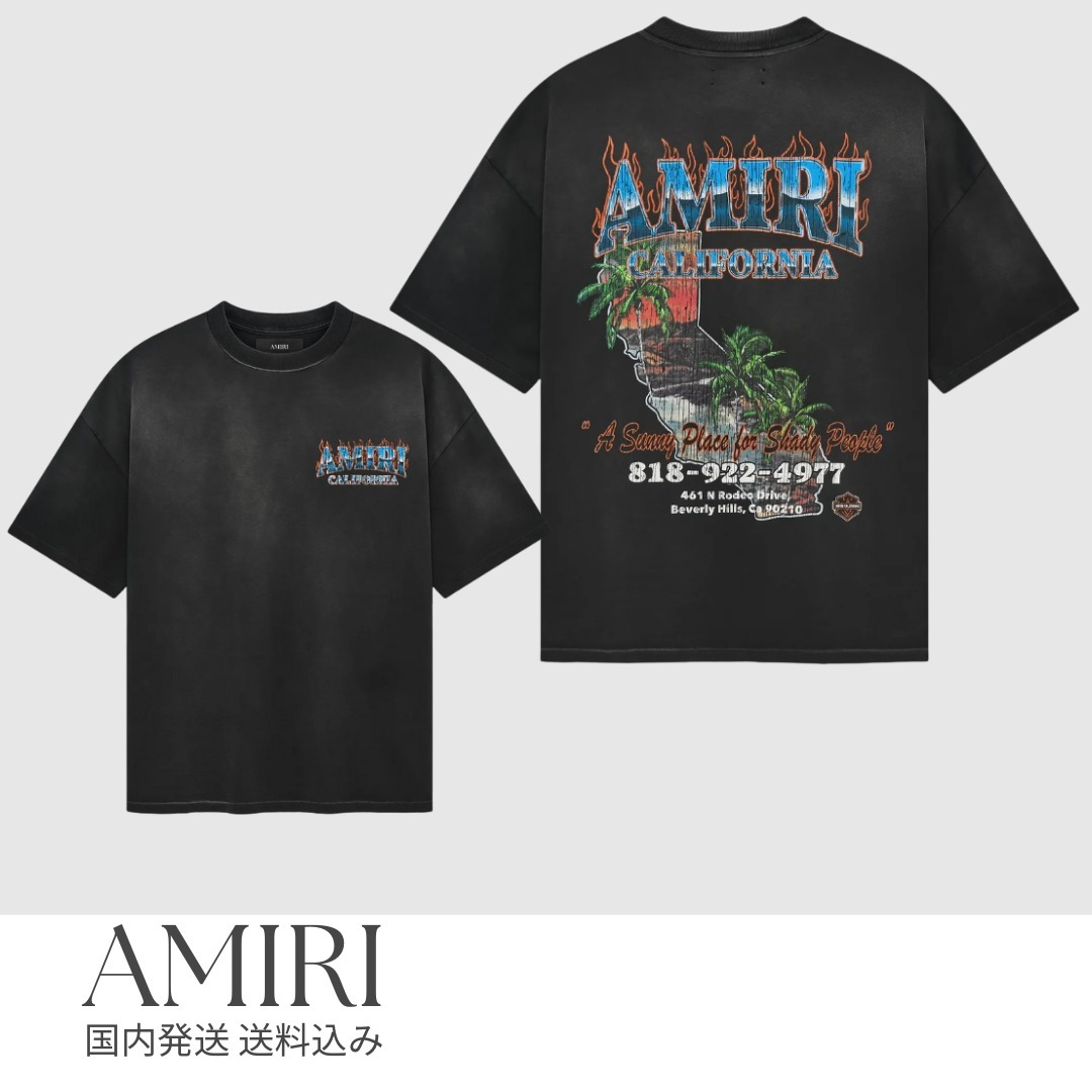 送料関税込み AMIRI サニープレイス オーバーサイズTシャツ
