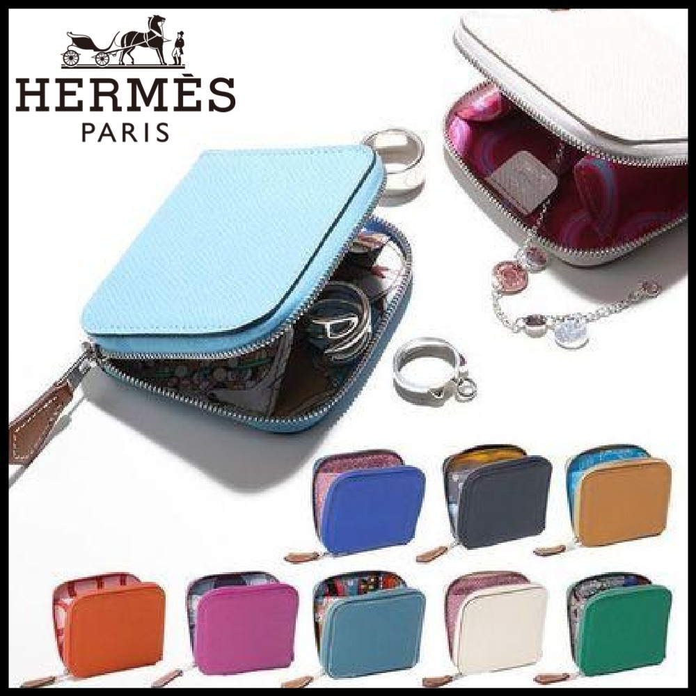 セール【HERMES】コインケース AZAP SILKIN COIN エプソン