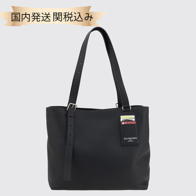 国内発送【BALENCIAGA】Credit トートバッグ ブラック
