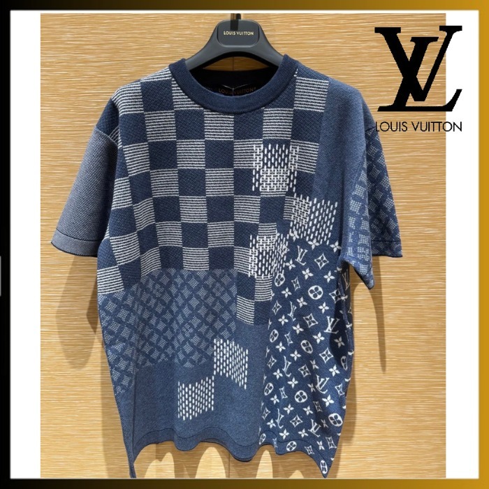 【NIGOコラボ /目を惹くパッチワーク】Louis Vuitton Tシャツ