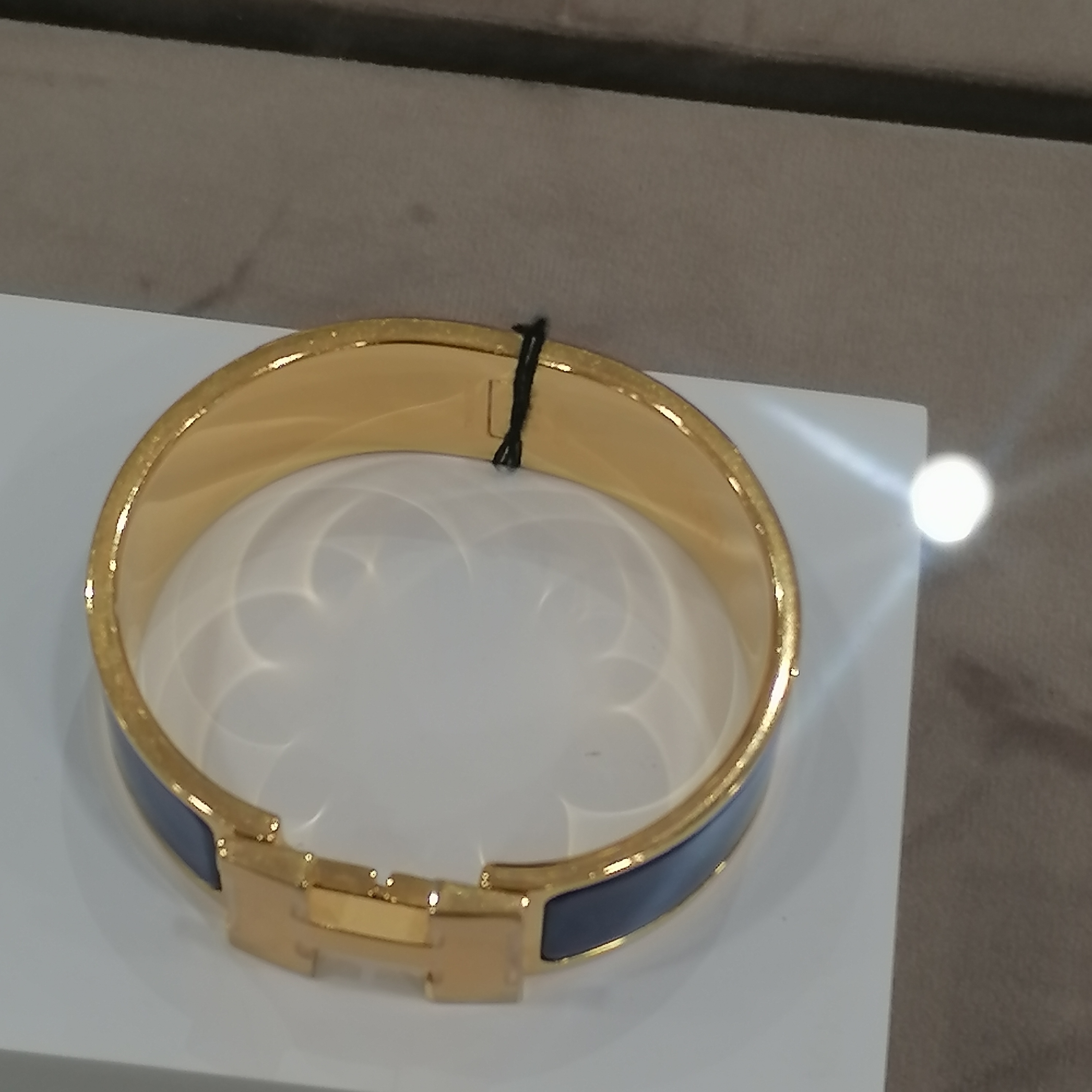 HERMES エルメス Clic H ブレスレット ウルトラマリン