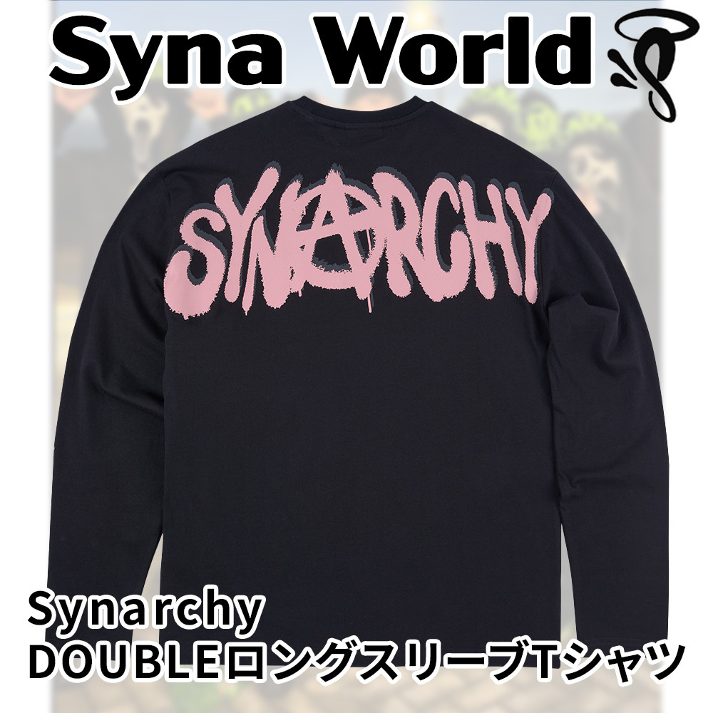 【Syna World】 ”Synarchy”DOUBLEロングスリーブTシャツ