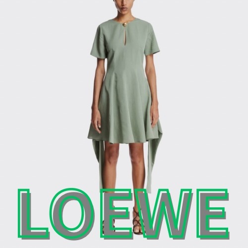 LOEWE Paula s Ibiza グリーン ドレス