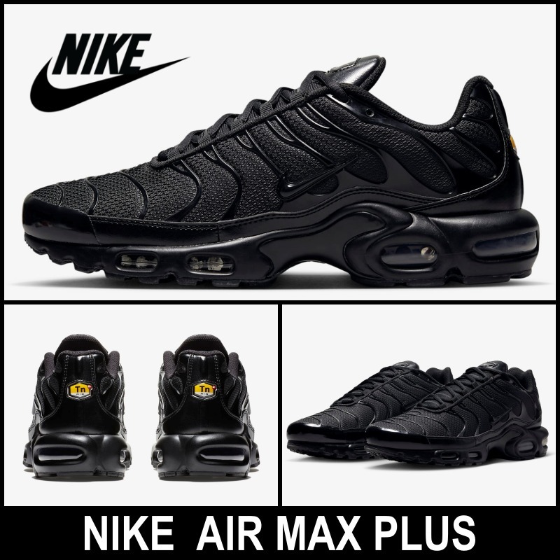 【Nike】 Air Max Plus Triple Black★人気★関税込