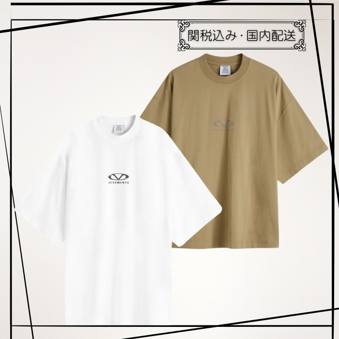 ★VETEMENTS★ オーバルロゴ オーバーサイズ Tシャツ 関税込*