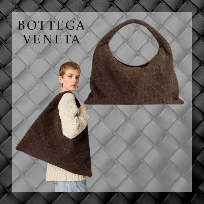 関税込み Bottega Venata ラージ ホップバッグ スエード