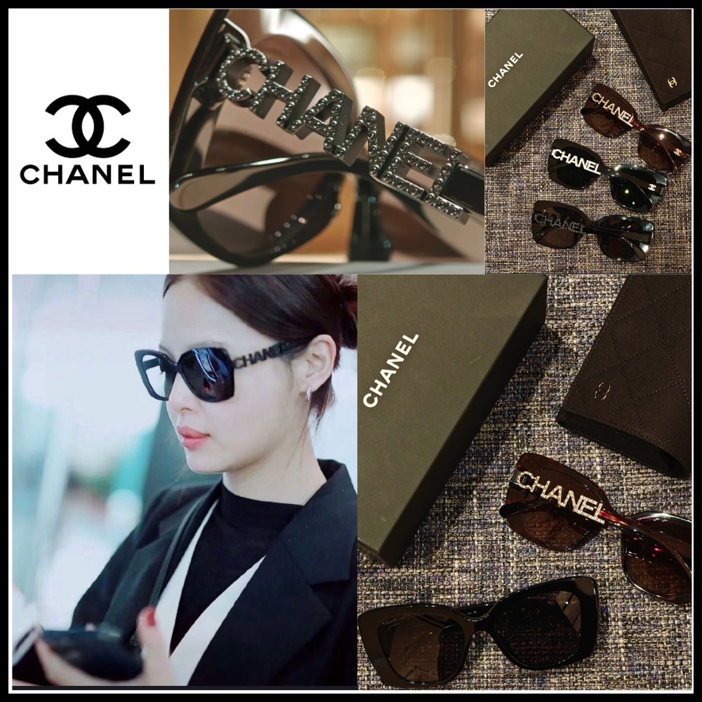 CHANEL サングラス ロゴ スクエア シェイプ アイウェア 関税込