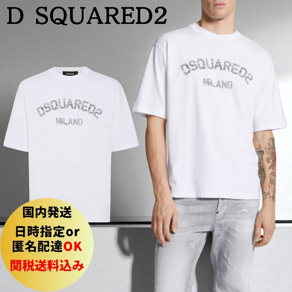 【D SQUARED2】Loose Fit Faded Milano T-Shirt