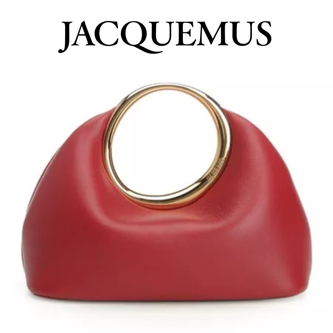 【送料関税込】JACQUEMUS ミニリング ハンドバッグ レッド