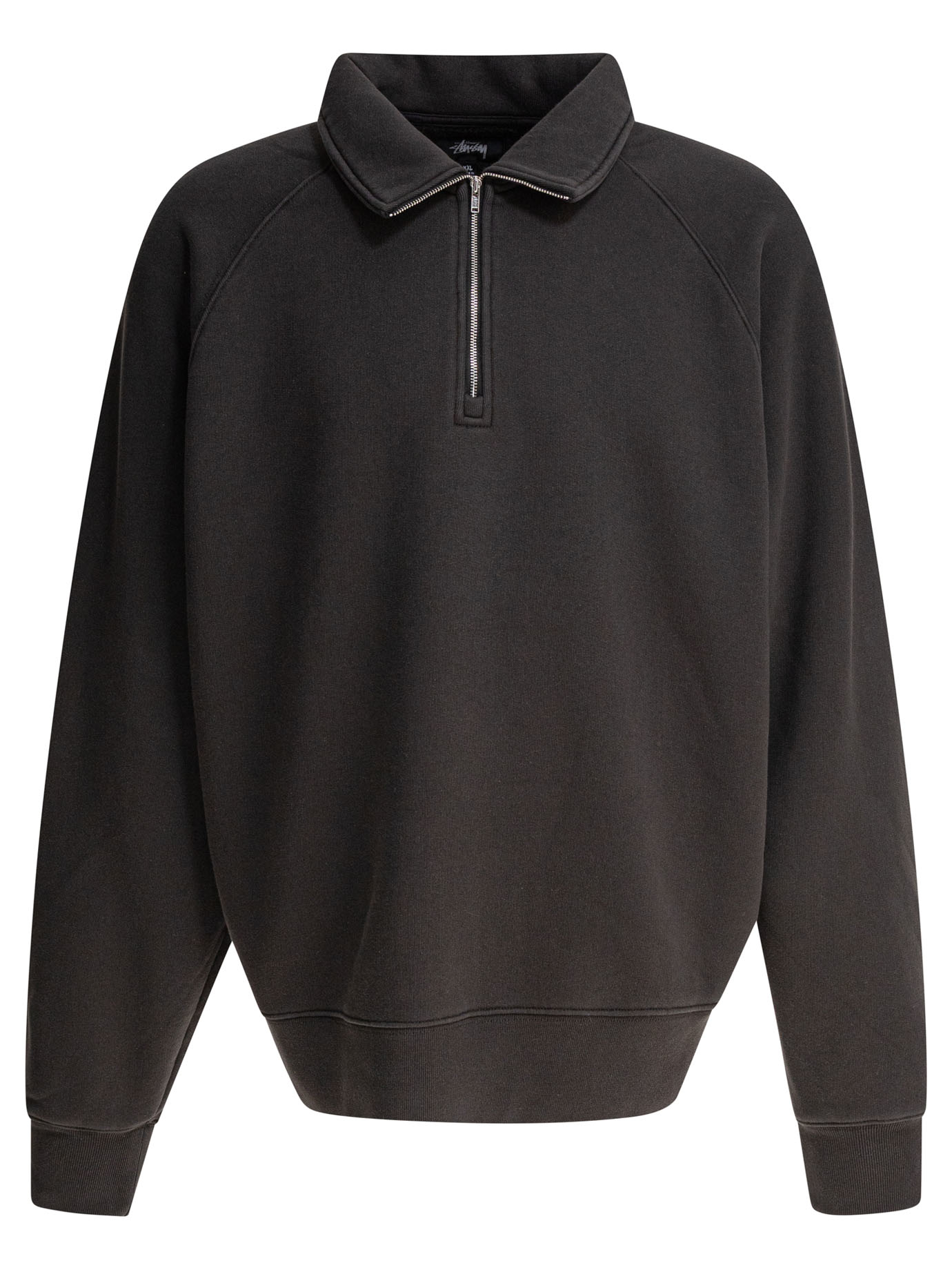 【関税込み】STUSSY FLEECE RAGLAN ZIP MOCK