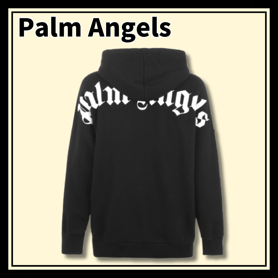 関税送料込〈Palm Angels〉カーブロゴ OTH ロゴ パーカー