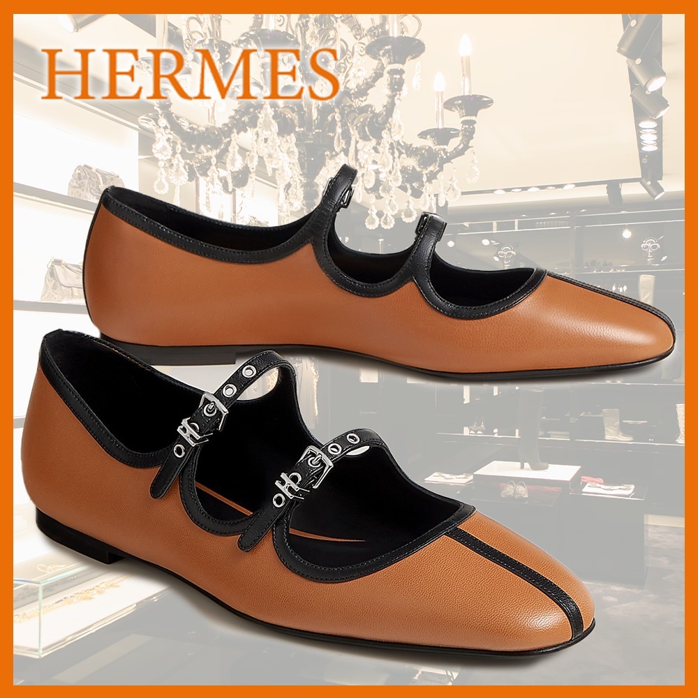 【エレガント☆】HERMES Ballerinas Lilia バレリーナ パンプス