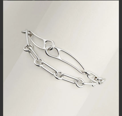 《2連がお洒落》HERMESパンクアンカーチェーンブレスレット