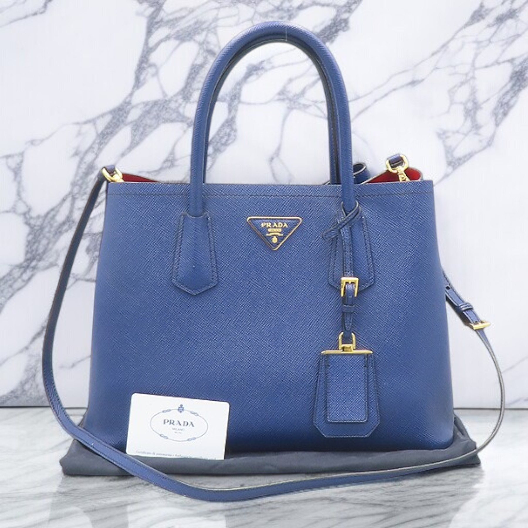 《PRADA》ドゥーブレ 2WAYバッグ 中古 美品