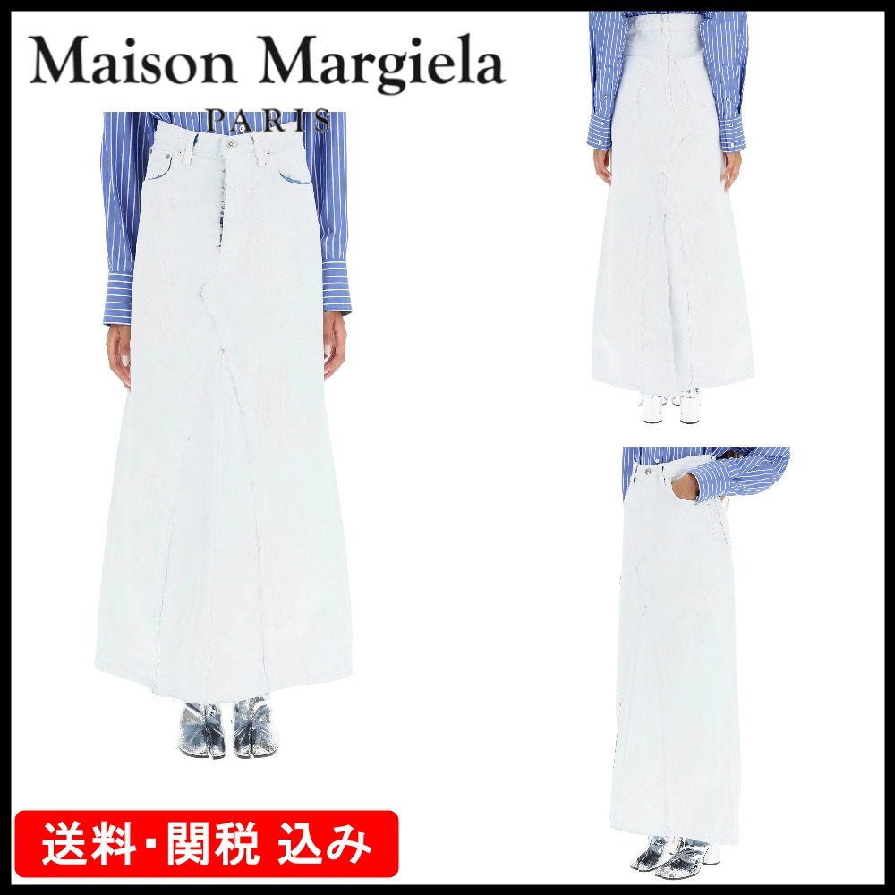 【MM】ローカットヘム ミディスカート☆SALE中