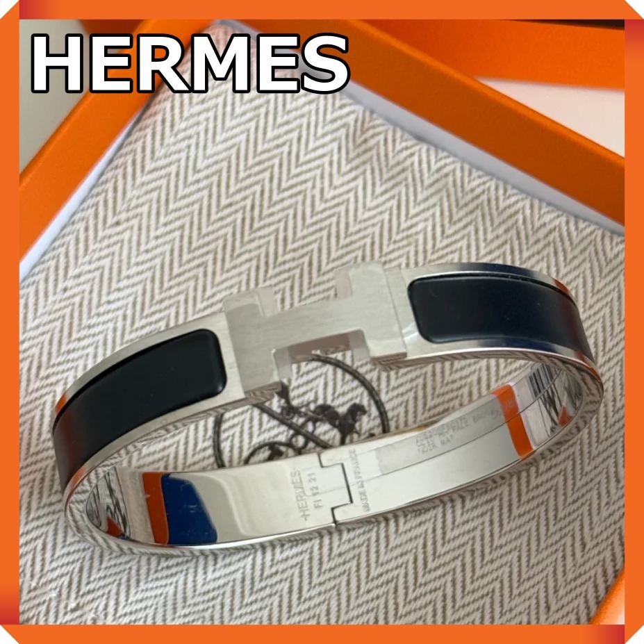 【HERMES】ブレスレット Hロゴ クリックHH 人気