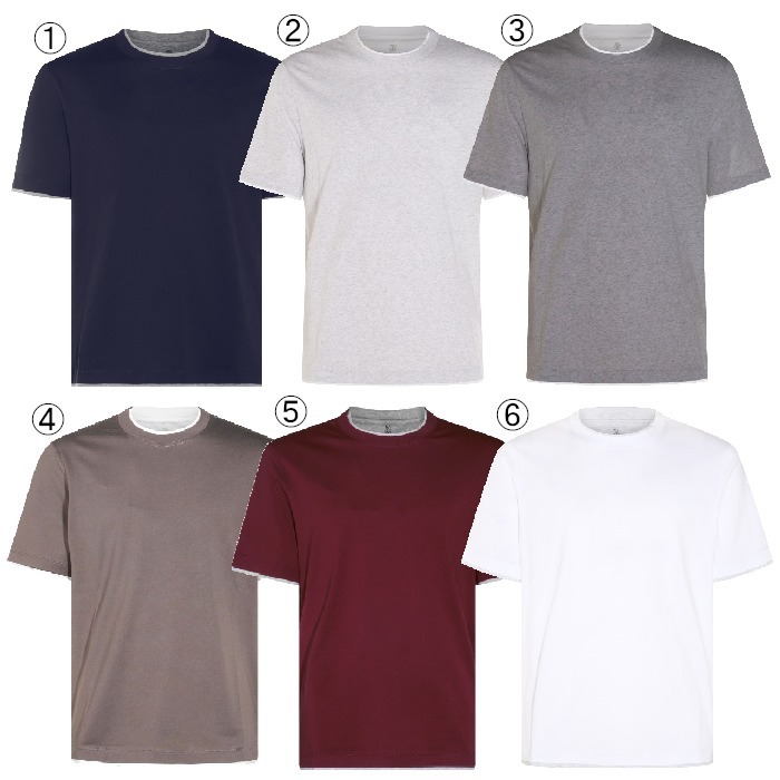人気【Brunello Cucinelli】Cotton T Shirt