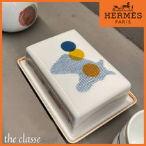 【繊細な色彩＊】食卓を快適にする◆ HERMES バター皿プレート