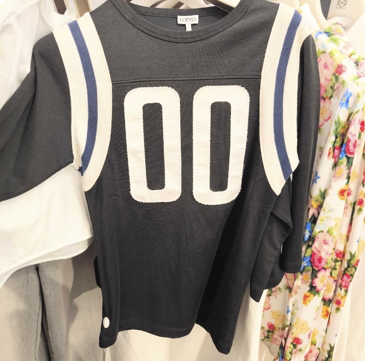 【LOEWE】アナグラム刺繍 スリムフィットTシャツ