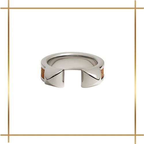 ［すぐにお届け］HERMES リング 《アテナ》 ドゥブル クルー