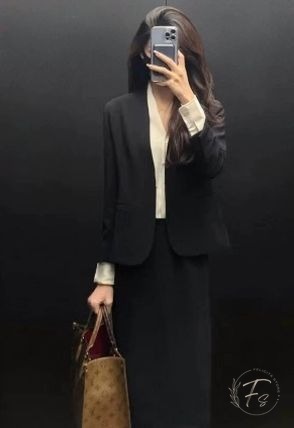 レディース スーツジャケット スカート セットアップ