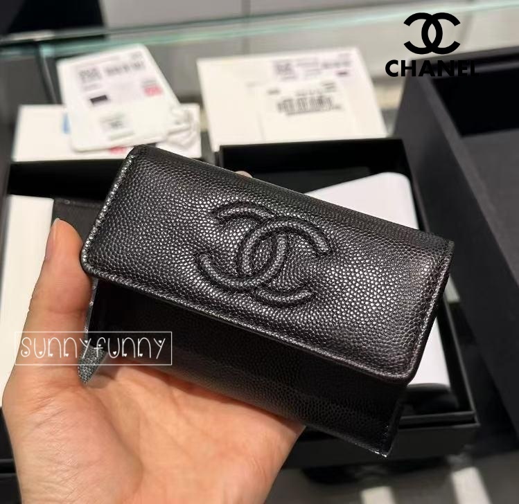 《25A★》CHANEL カードケース 限定ロゴ