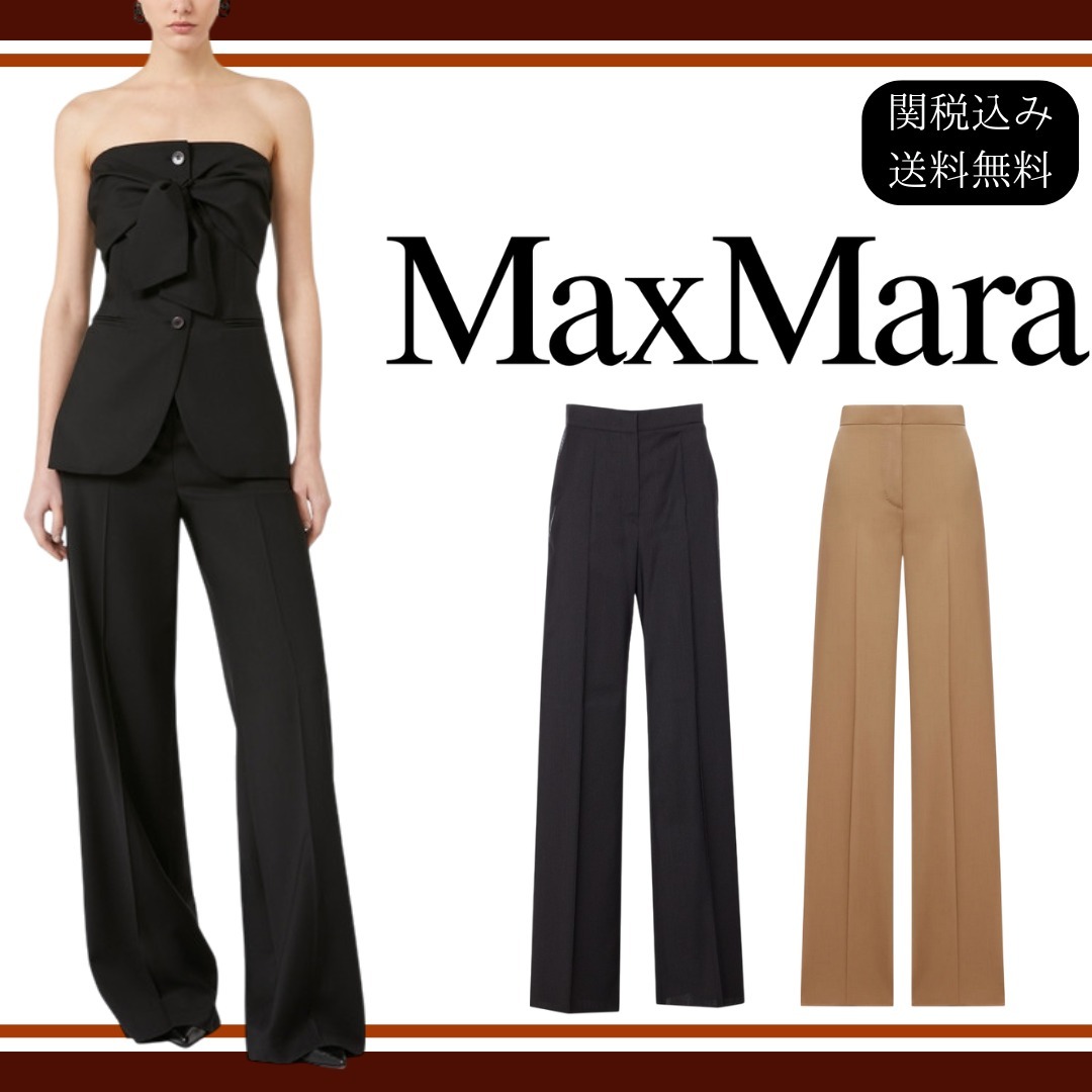 [送料無料/関税込]MAX MARA トラウザーズパンツ ウール ズボン