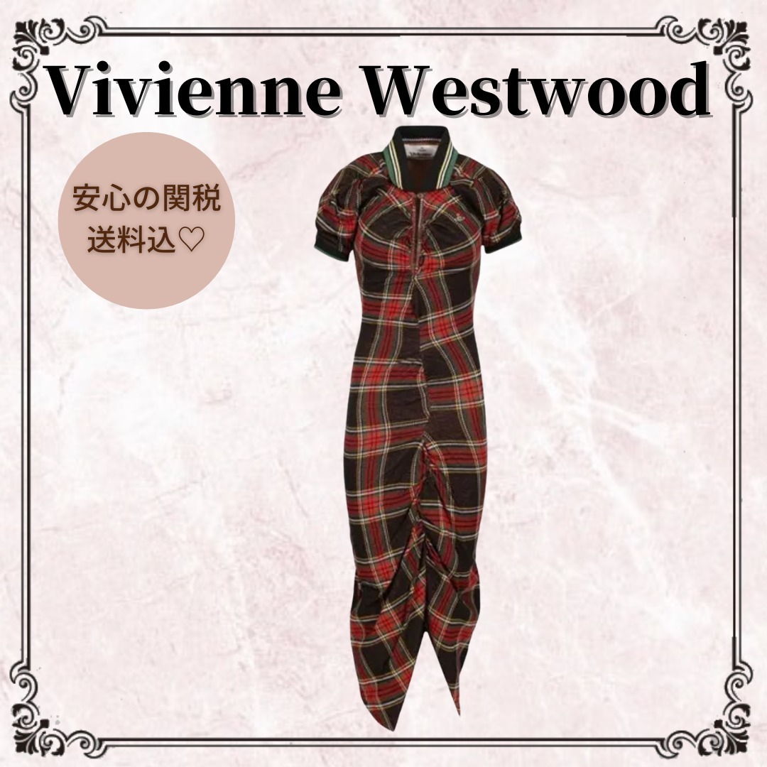 関税込♪*Vivienne Westwood*Pulling アシンメトリー ワンピース
