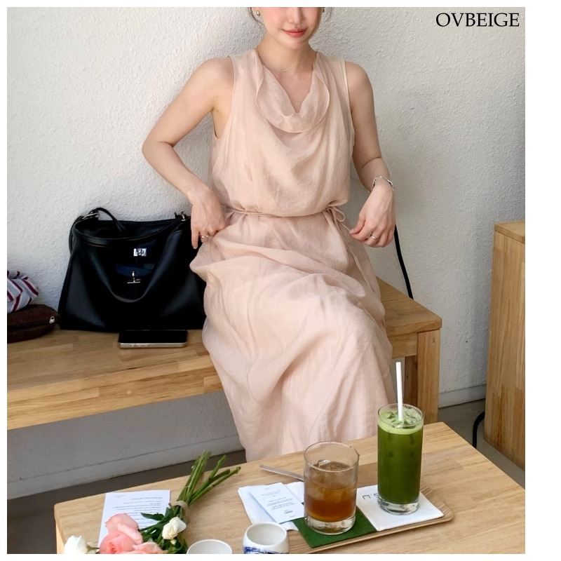 ● OVBEIGE ● LAYER DRAPE LONG OPS