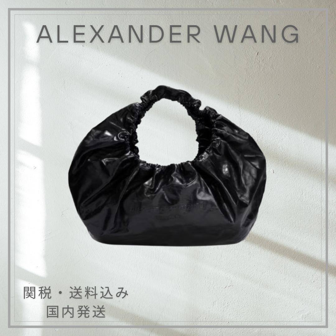 【Alexander Wang】クレッセント ラージ レザーショルダーバッグ