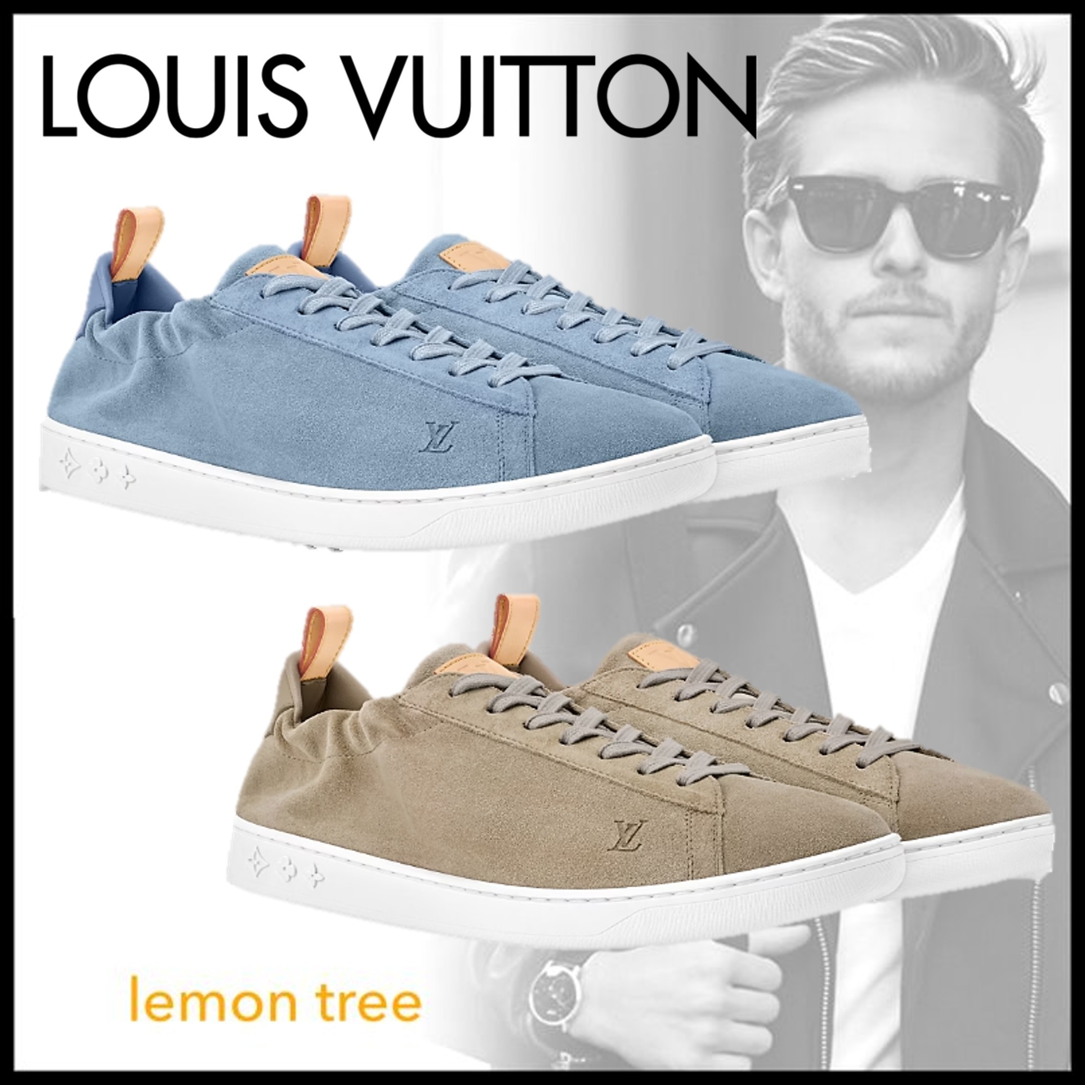 【Louis Vuitton】LV ソフト スニーカー シンプル ロゴ 1AILHZ