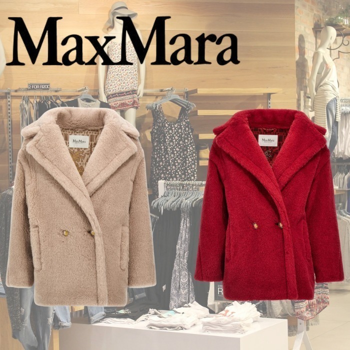 Max Mara CUBA アルパカ ウール テディベア コート 送料/関税込
