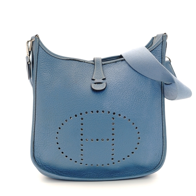 エルメス HERMES エブリンPM ショルダーバッグ ブルージーン