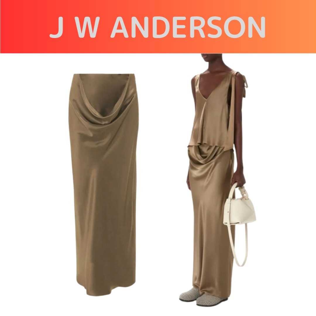 【関税込み】JW ANDERSON★ウエストドレープマキシスカート