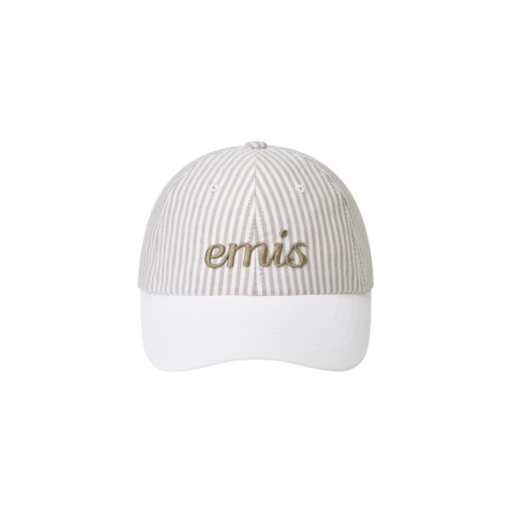 ★EMIS★ STRIPE BALL CAPBEIGE m1037_1477945