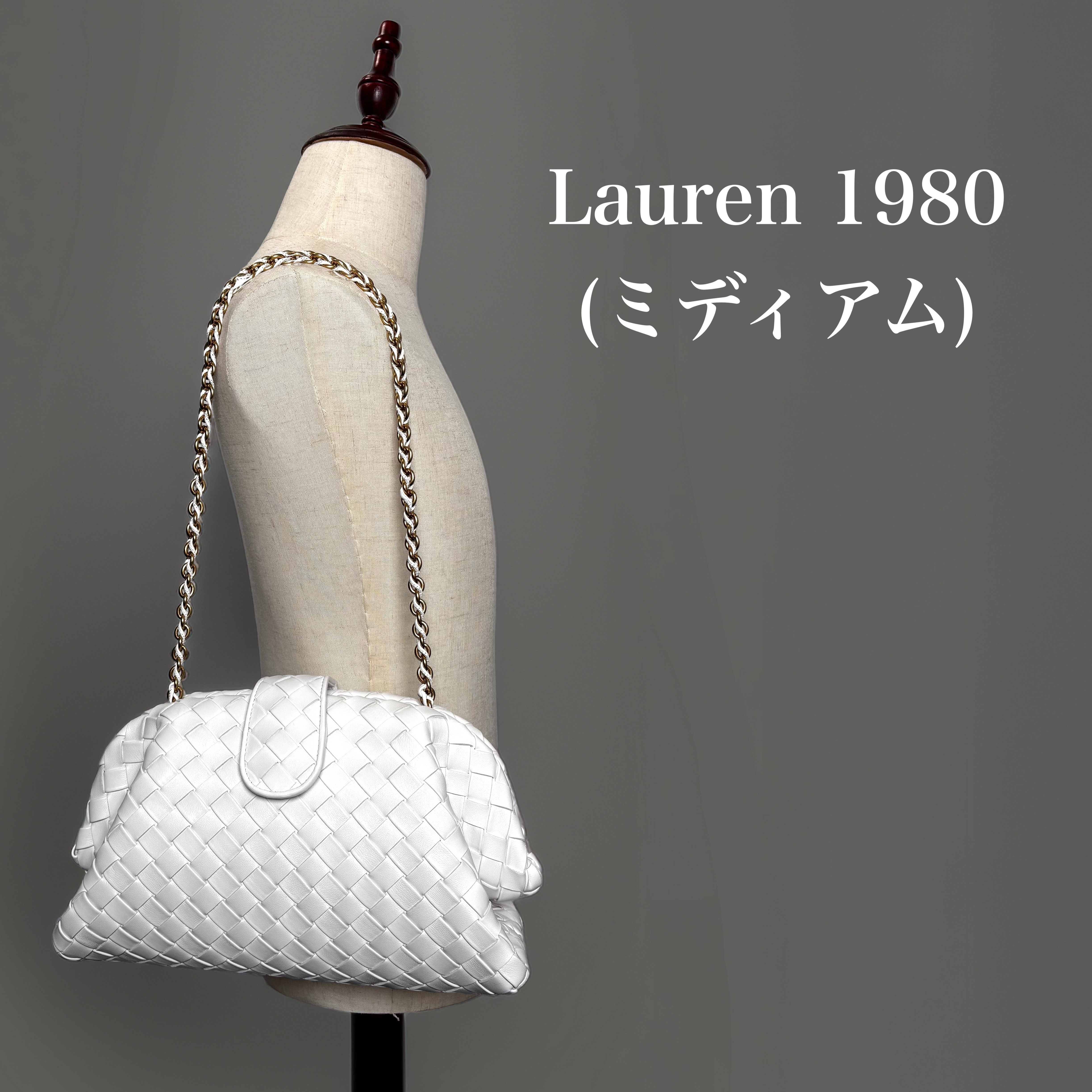 BOTTEGA VENETA ローレン1980 レザーショルダーバッグ