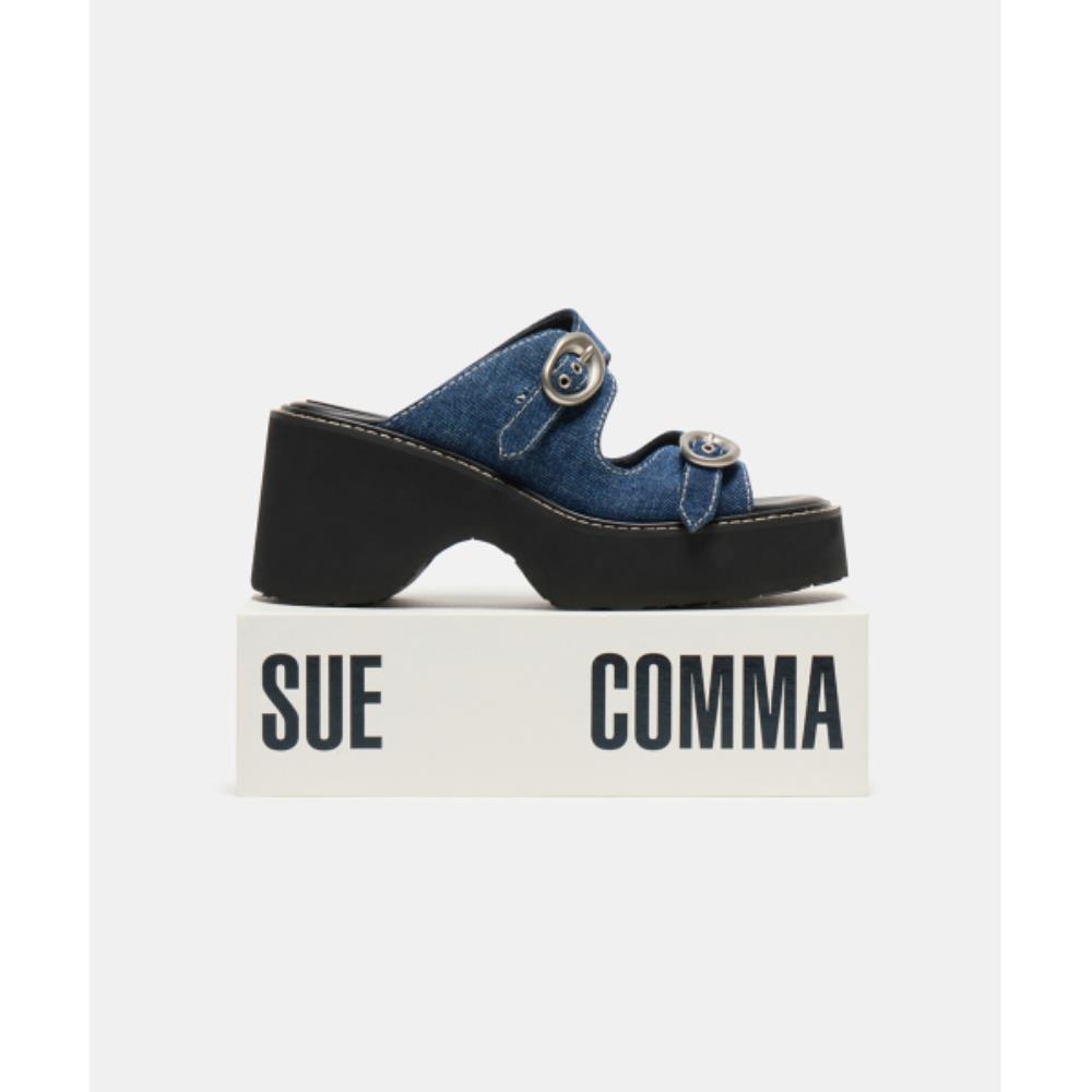 ★SUECOMMA BONNIE★ Buckle slide sandalblue DG2AM25015BLU