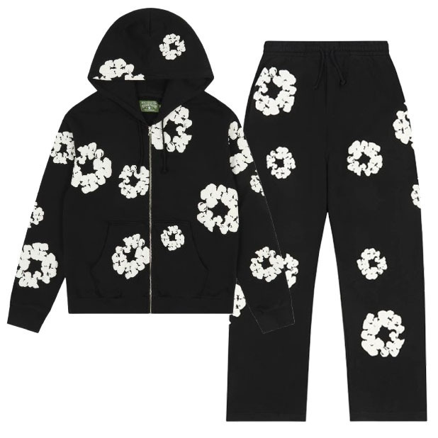 Denim Tears コットンリース Zipフーディ&バギーパンツ セット
