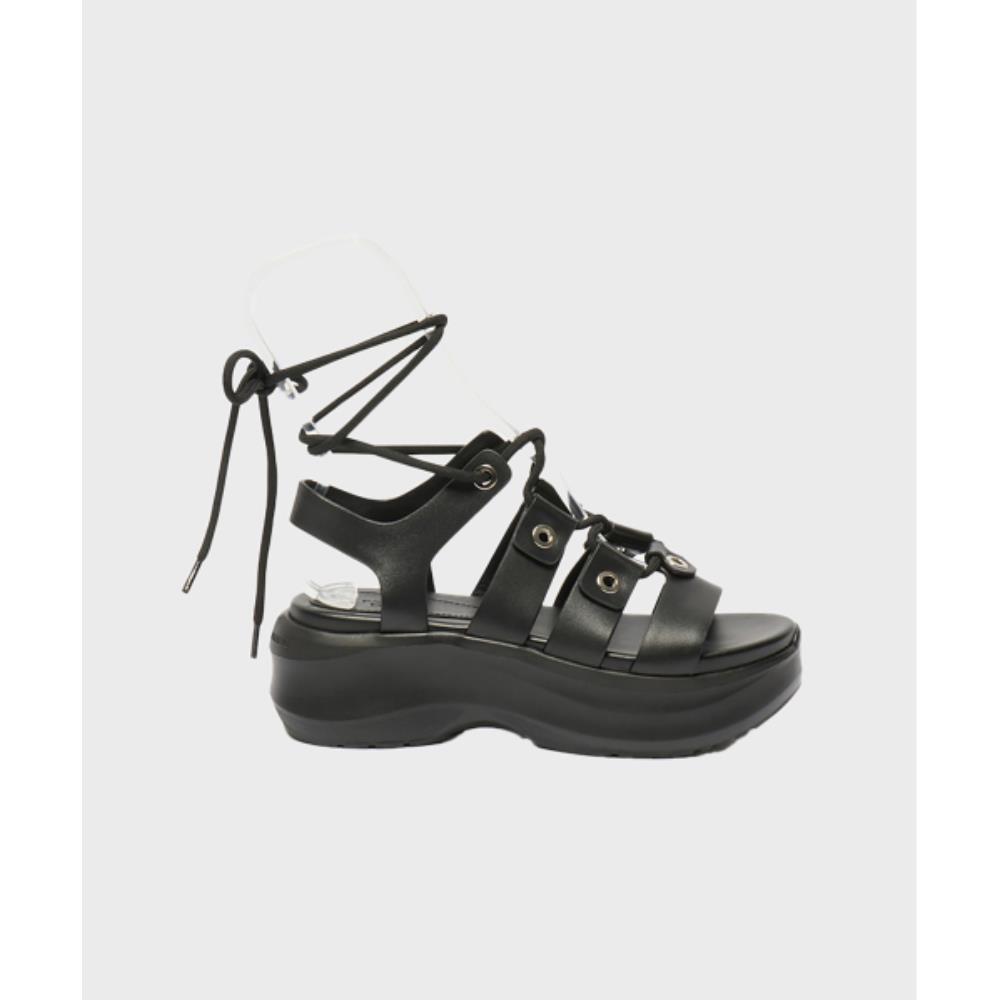 ★SUECOMMA BONNIE★ Laceup platform sandalblack DG2AM25002BL